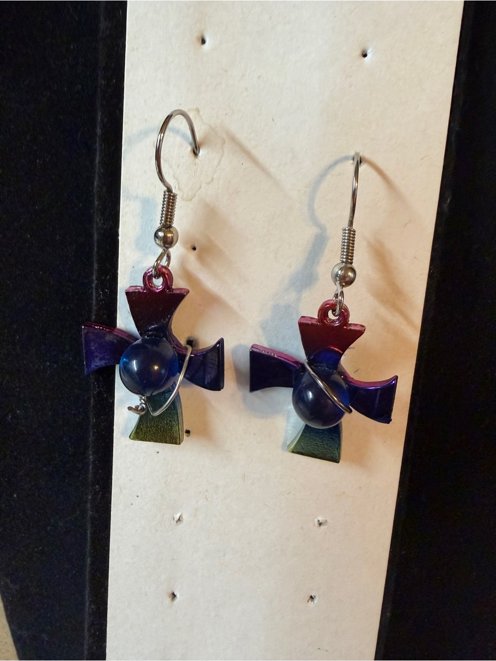 Multicolor Cross Dangle Earrings - Women Jewelry